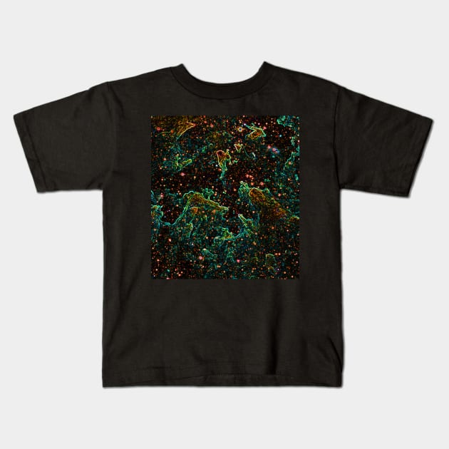 Black Panther Art - Glowing Edges 26 Kids T-Shirt by The Black Panther